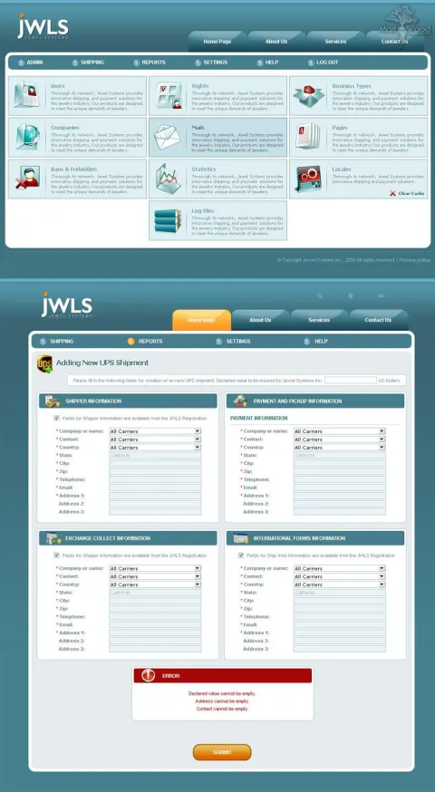 JWLS - legal services online, cargo support
