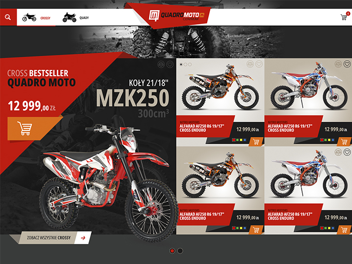 QuadroMoto — online store for ATVs and motorcycle equipment