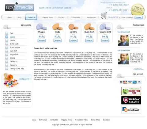 UpMedis.com - an online shop of pharmaceutical products