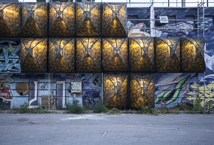 Остросоциальная инсталляция от Malka Architecture. Марсель, Франция.