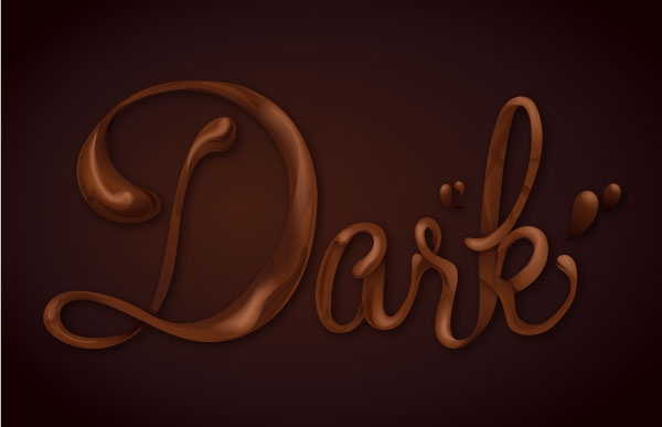 Рисуем шоколадный текст в Adobe Illustrator